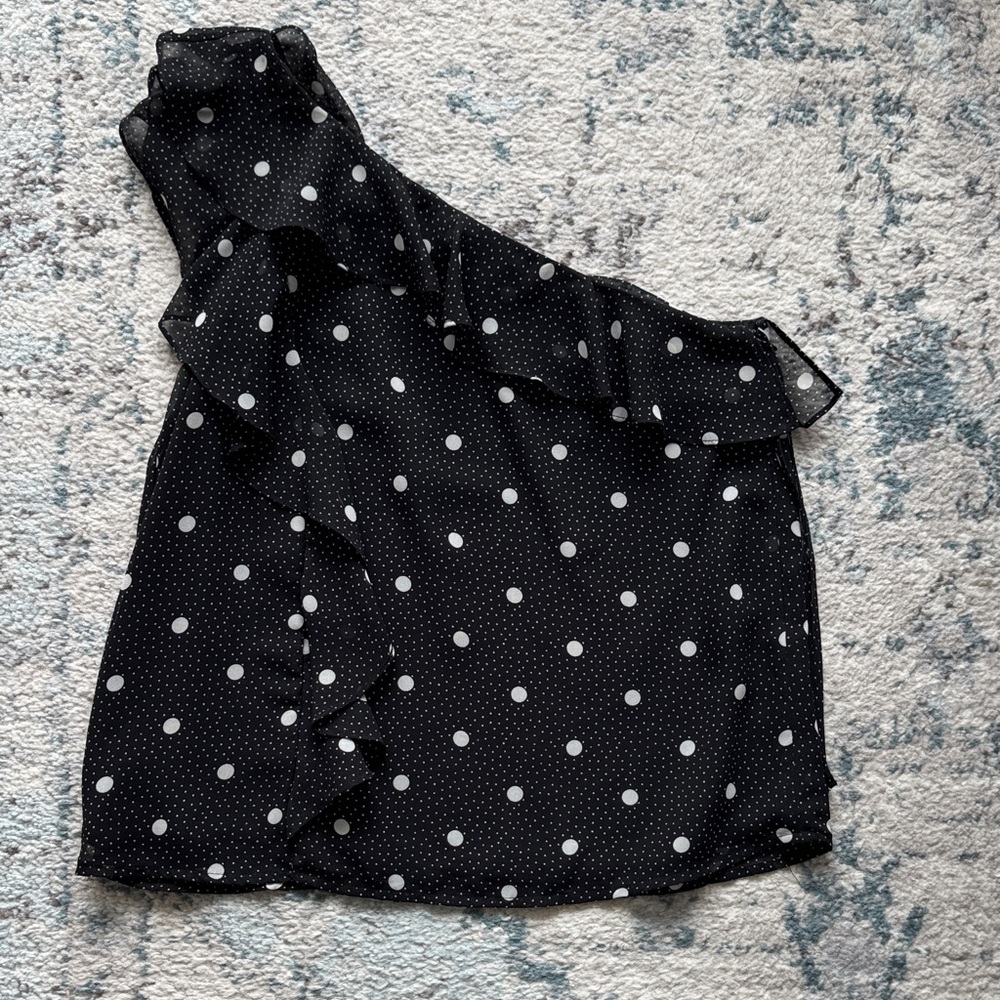 1.State polka dot blouse